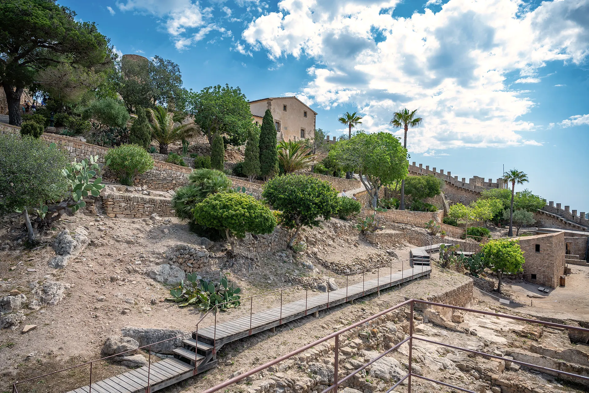 Castillo de Capdepera en Mallorca